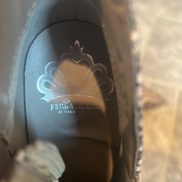 EUC Fergalicious animal print booties size 8 - Picture 3 of 5